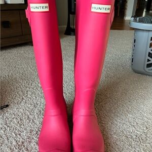 Pink Hunter Tall boots